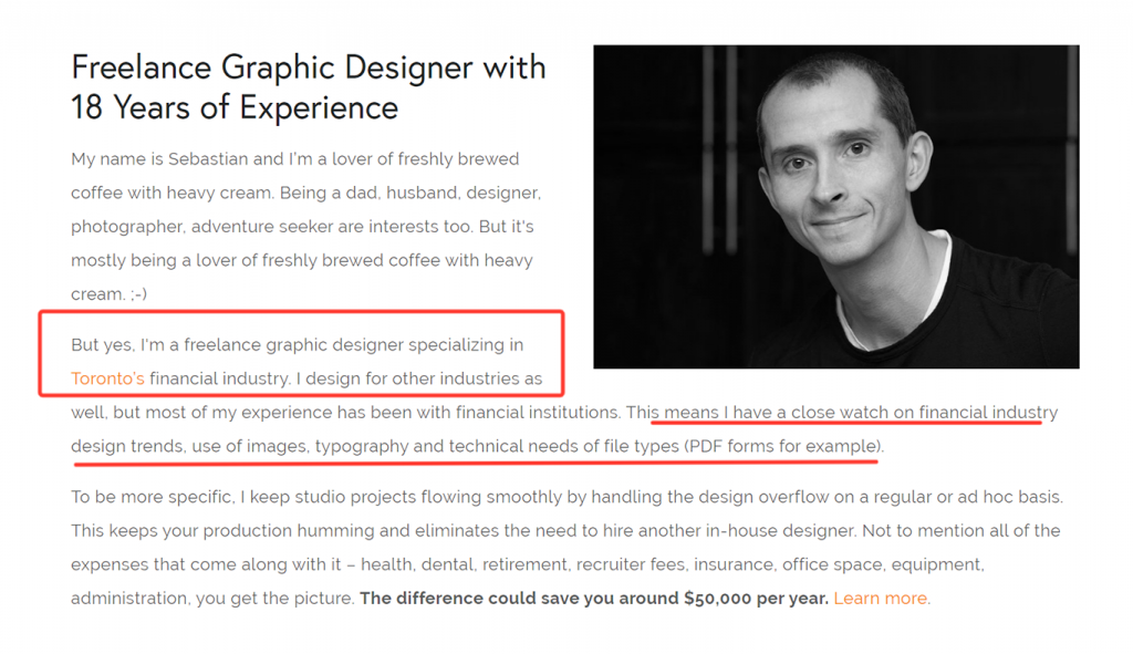 Freelance graphic designer